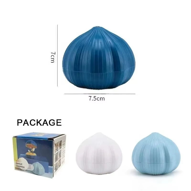 ABS Garlic Press Set 3 in 1 Ginger Crusher + Peeler Tools BPA Free Dishwasher Safe Lightweight Kitchen Gadgets Gift for Cooks