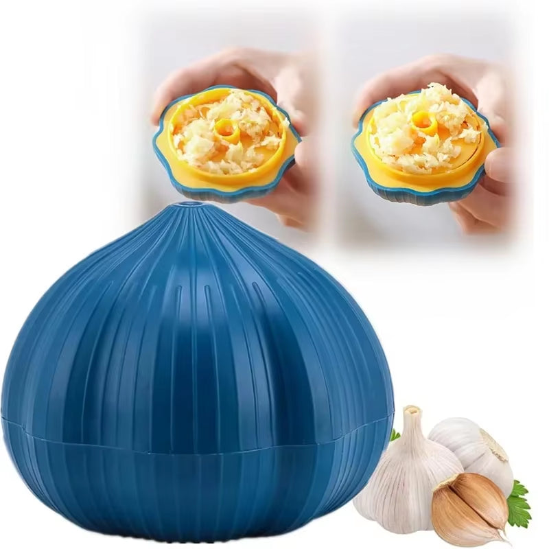 ABS Garlic Press Set 3 in 1 Ginger Crusher + Peeler Tools BPA Free Dishwasher Safe Lightweight Kitchen Gadgets Gift for Cooks